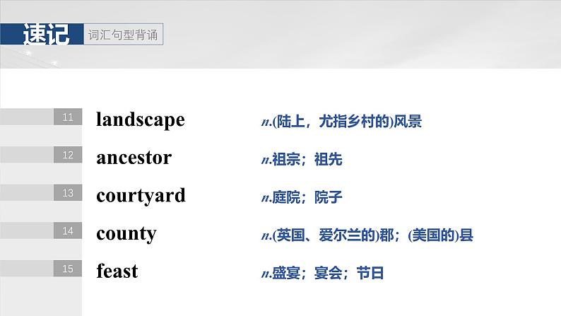 必修第二册 Unit 4 History and Traditions-2025年高考英语大一轮复习(课件+讲义+练习)08