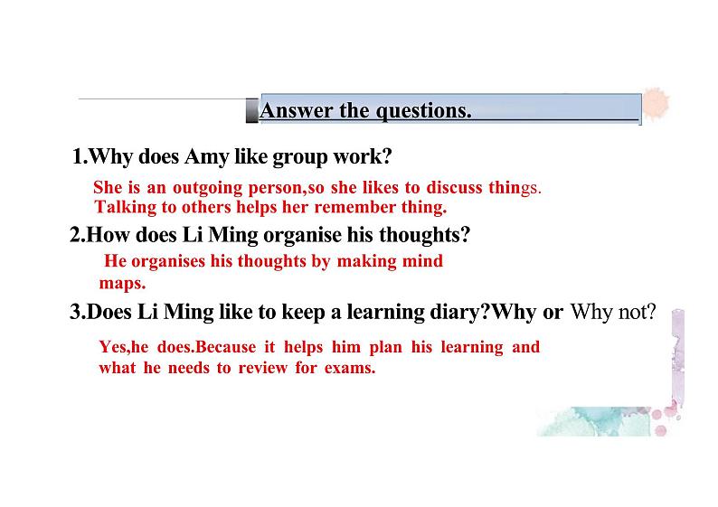 2024-2025学年英语高一人教版(2019) 必修第一册 Welcome Unit Listening and Talking 课件07