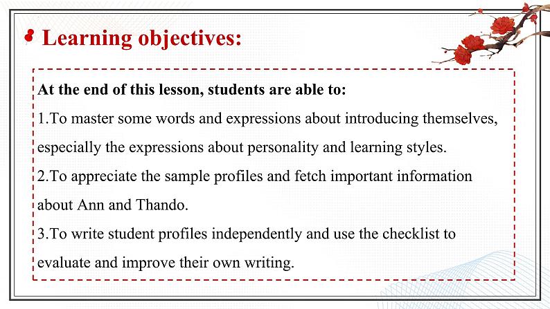 2024-2025学年英语高一人教版(2019) 必修第一册 Welcome unit Reading for Writing课件03