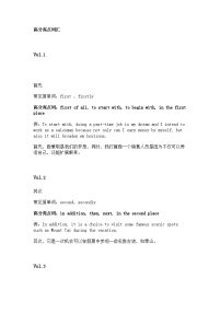 高中英语考试高分亮点词汇总结