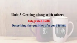 高中英語牛津譯林版（2020）必修一U3 Integrated skills 課件及教案