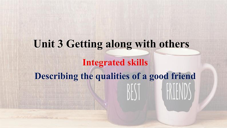 高中英语牛津译林版(2020)必修一U3 Integrated skills 课件及教案01