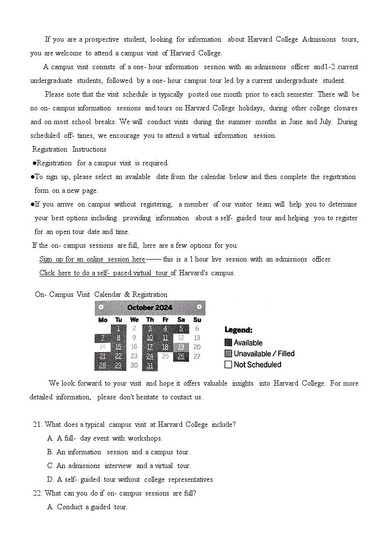 重庆市南开中学2024-2025学年高三上学期第二次质量检测英语试题第3页