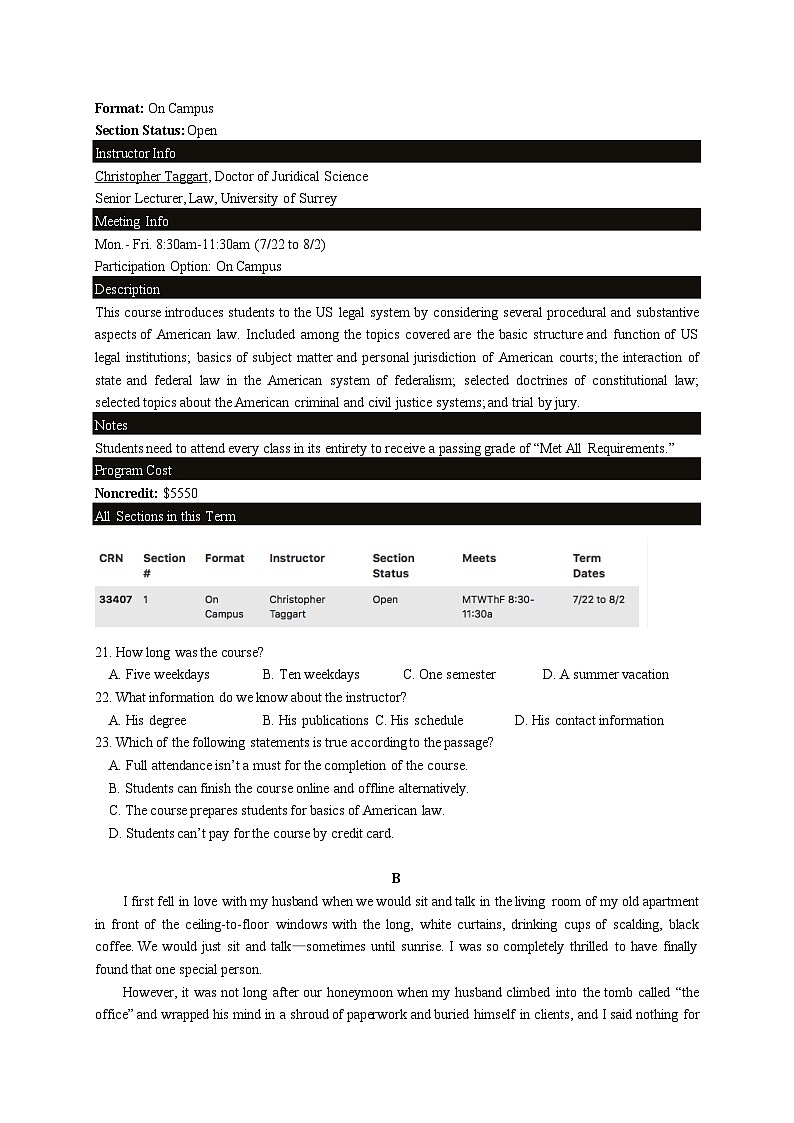 四川省成都市石室中学2024-2025学年高三上学期10月月考英语试题第3页