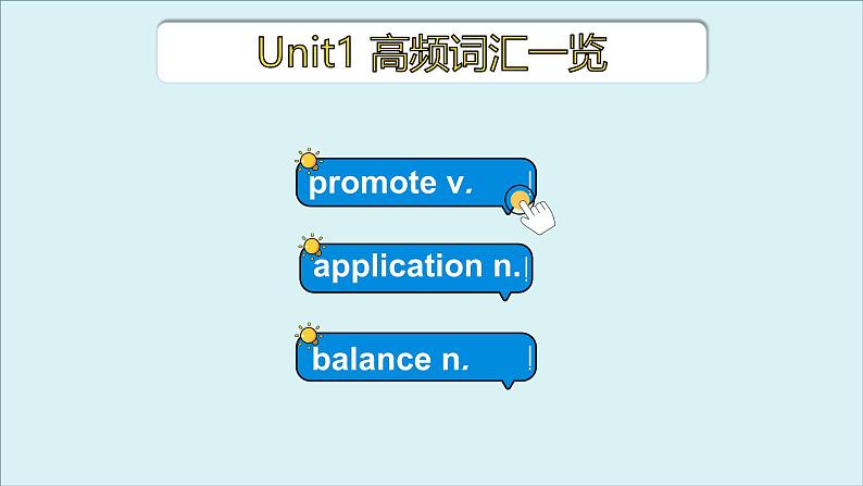 人教版必修第二册Unit1 高频词汇课件(一)第3页