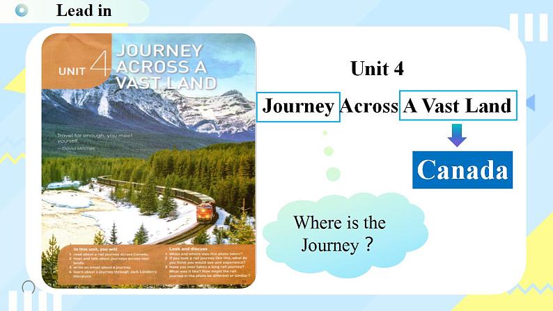 Unit 4 Journey Across A Vast Land Reading and Thinking (课件)-高二英语高效课堂(人教版2019选择性必修第二册)第5页