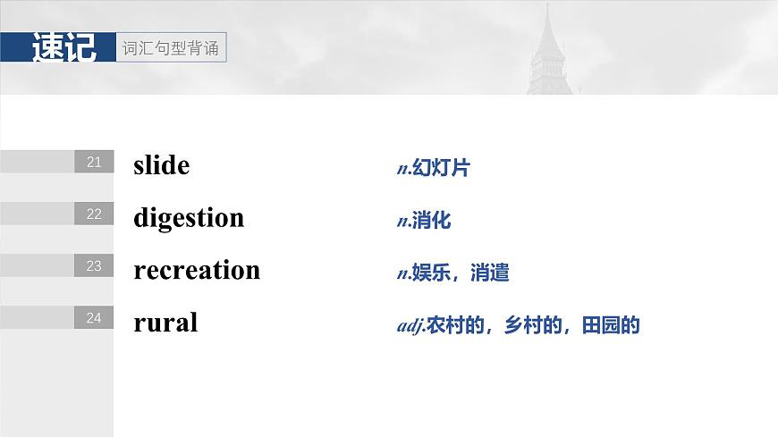 2025屆高中英語一輪復(fù)習(xí)(北師大版)選擇性必修第一冊:UNIT 2 SUCCESS第8頁