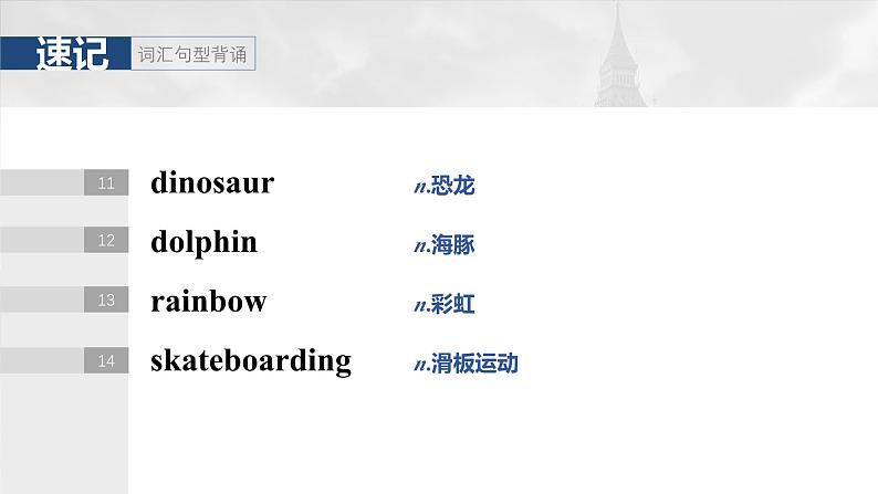 2025届高中英语一轮复习:必修第一册 Unit 1 A new start第6页