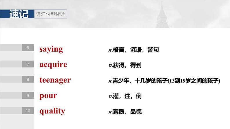 2025届高考英语一轮复习:(外研版)必修第一册 Unit 4 Friends forever(课件PPT+学案)08