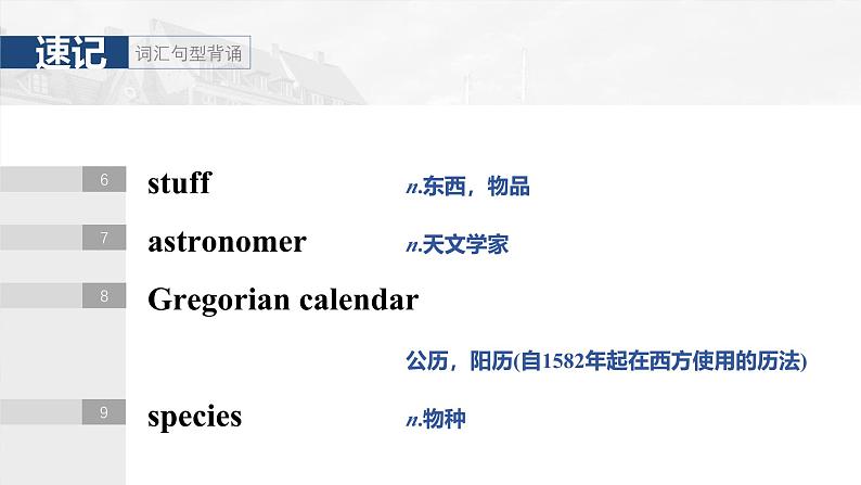 2025届高中英语一轮复习:必修第三册 Unit 3 The world of science第5页
