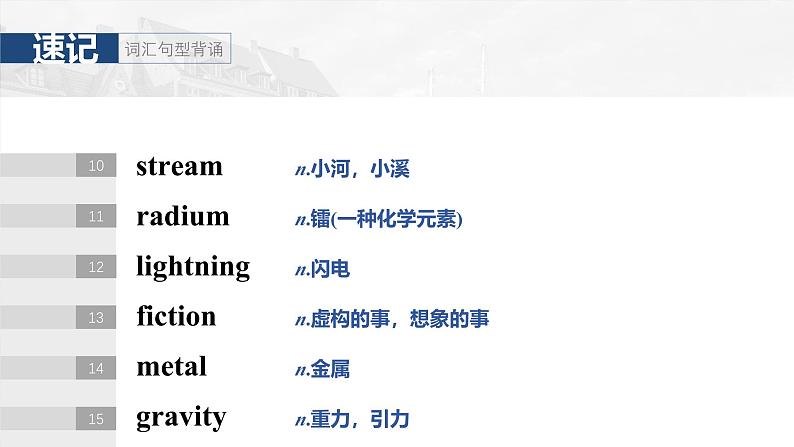 2025届高中英语一轮复习:必修第三册 Unit 3 The world of science第6页