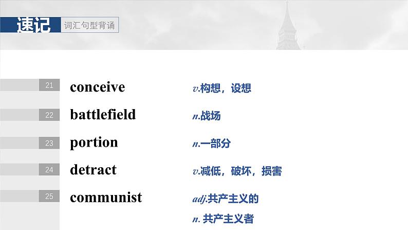 2025届高中英语一轮复习:选择性必修第二册 Unit 4 Breaking boundaries第8页