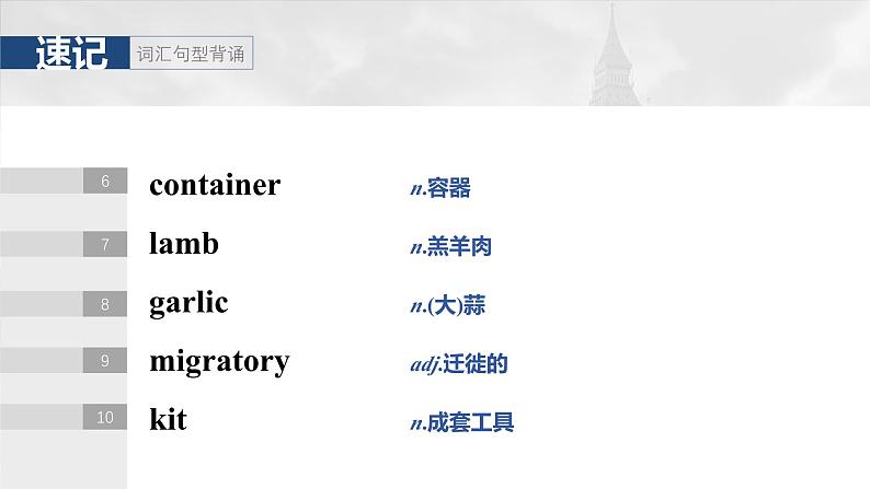 2025届高中英语一轮复习:选择性必修第二册 Unit 6 Survival第5页