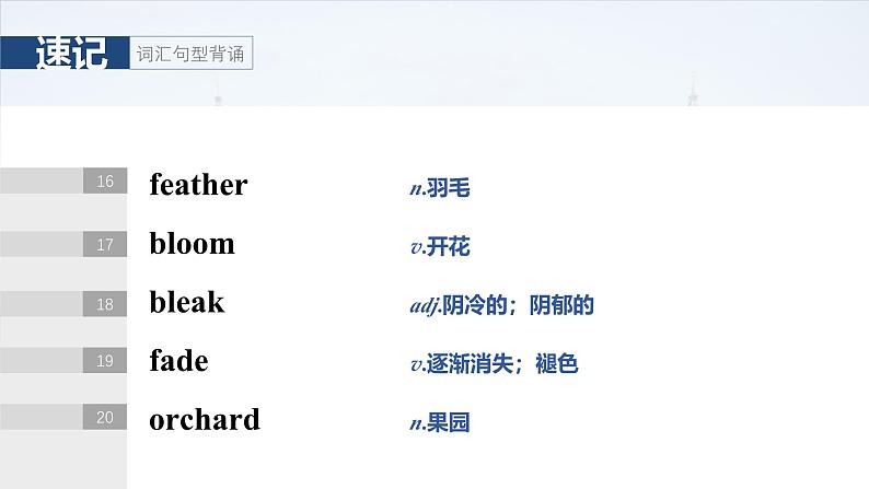 2025届高考英语一轮复习:(外研版)选择性必修第三册 Unit 6   Nature in words(课件PPT+学案)07
