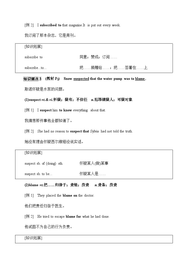 人教版选择性必修第二册Unit1Reading_and_Thinking知识点解析第2页