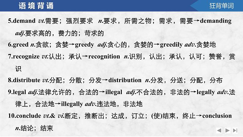 2025届高考英语译林版(2019)一轮复习语基默写课件选择性必修第二册UNIT 4 Living with technology第8页