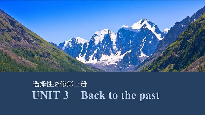 2025届高考英语译林版(2019)一轮复习语基默写课件选择性必修第三册UNIT 3 Back to the past第1页