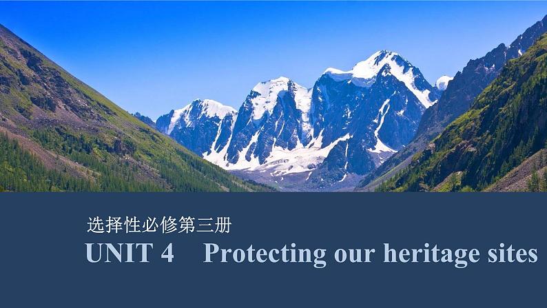 2025届高考英语译林版(2019)一轮复习语基默写课件选择性必修第三册UNIT 4 Protecting our heritage sites第1页