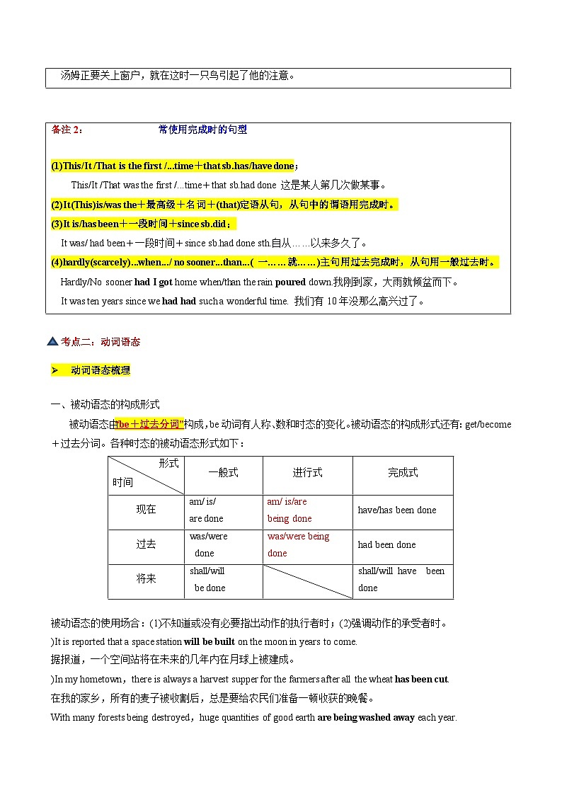 【春考特训课】第01讲:语法填空之动词部分核心考点-【备考春季高考】2025年春季高考英语冲刺总复习(上海专用)(解析版)第3页