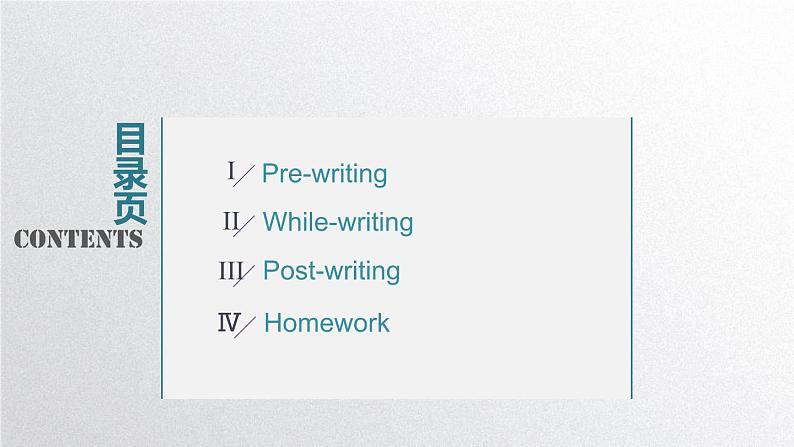 外研必修第一册Unit2 Developing ideas—Writing 公开课课件第2页
