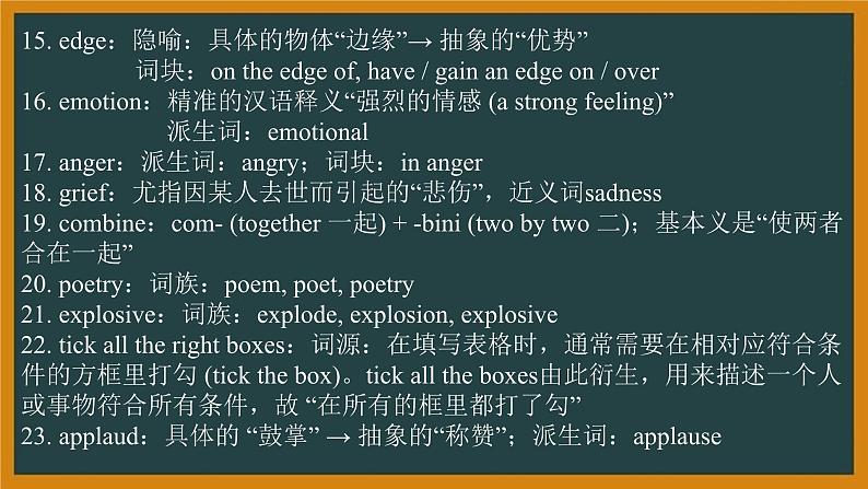 外研必修第二册Unit4 Starting out—Understanding ideas 词汇精讲课件第4页