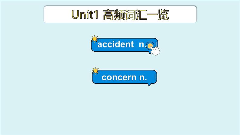 外研必修第三册Unit1 高频词汇课件(一)第3页