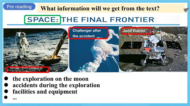 人教版(2019)高中英语必修第三册Unit 4《Space Exploration》Reading and Thinking 课件第8页