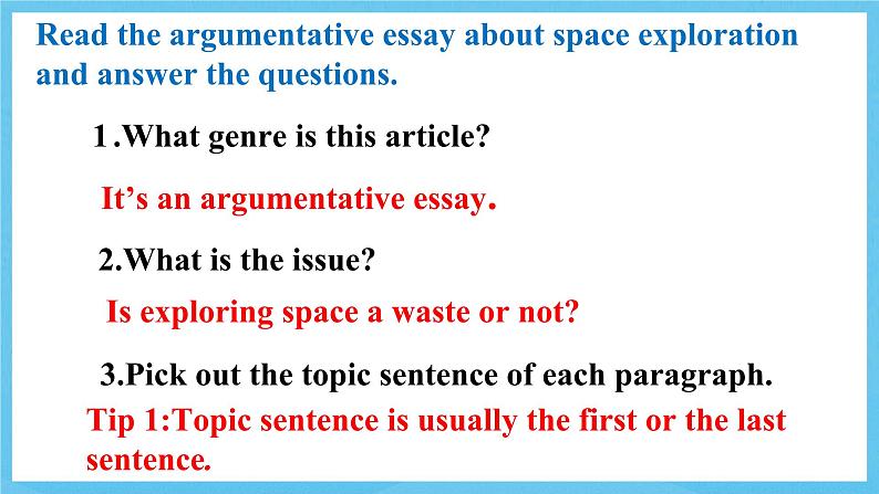 人教版(2019)高中英语必修第三册Unit 4《Space Exploration》Reading for Writing 课件第5页