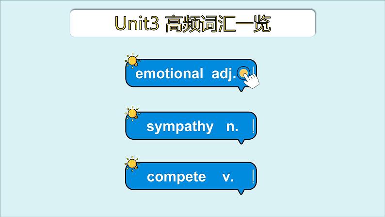 外研选择性必修第二册Unit3 高频词汇课件(二)第3页