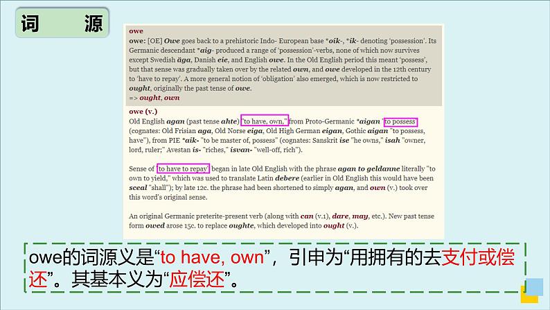 外研选择性必修第二册Unit5 高频词汇课件(二)第6页