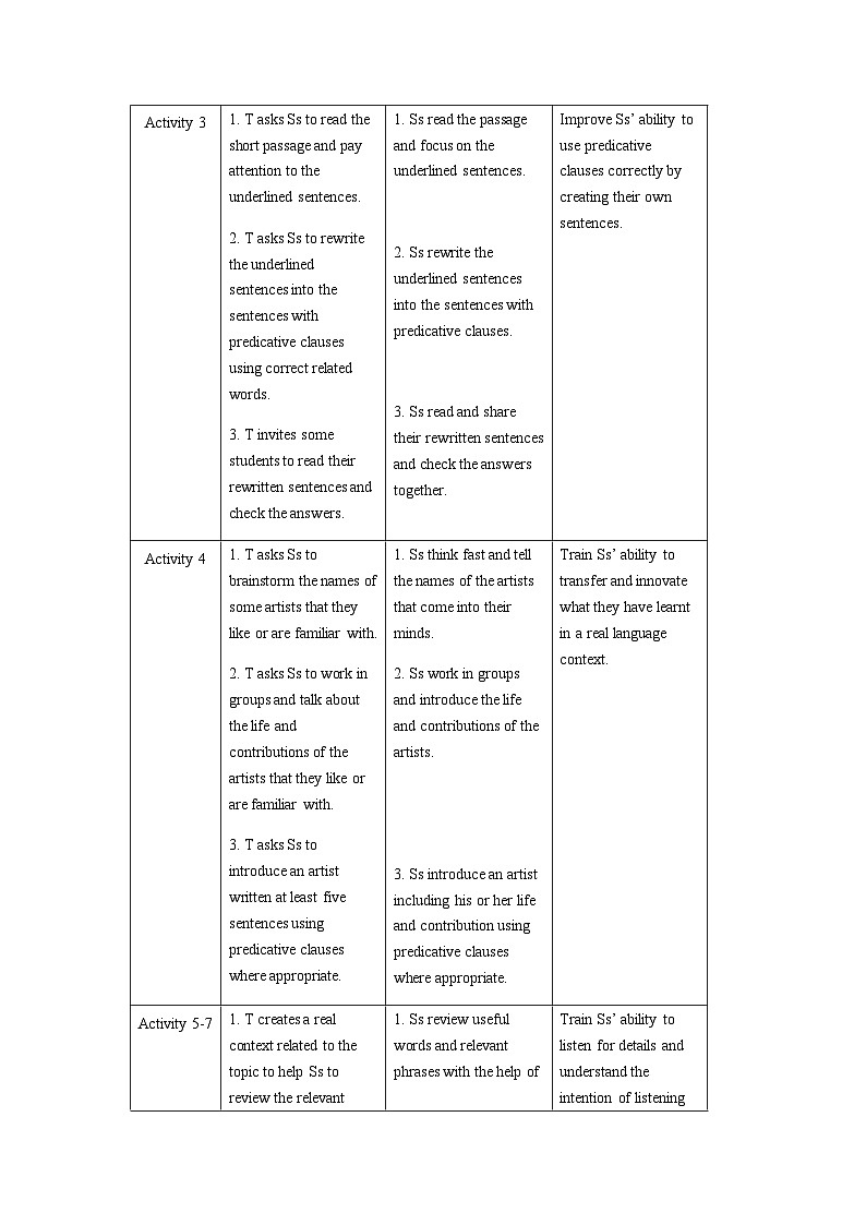 外研选择性必修第三册Unit2_Using_Language_板块教学设计第3页