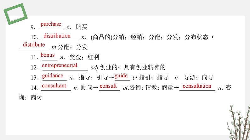 外研选择性必修第四册Unit4 单元复习课件第3页