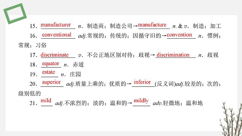外研选择性必修第四册Unit4 单元复习课件第4页