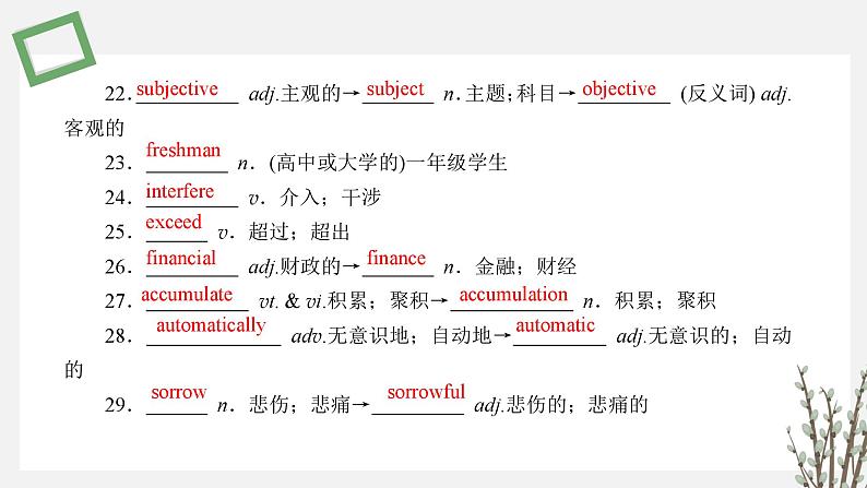 外研选择性必修第四册Unit4 单元复习课件第5页