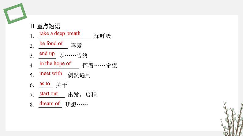 外研选择性必修第四册Unit4 单元复习课件第7页