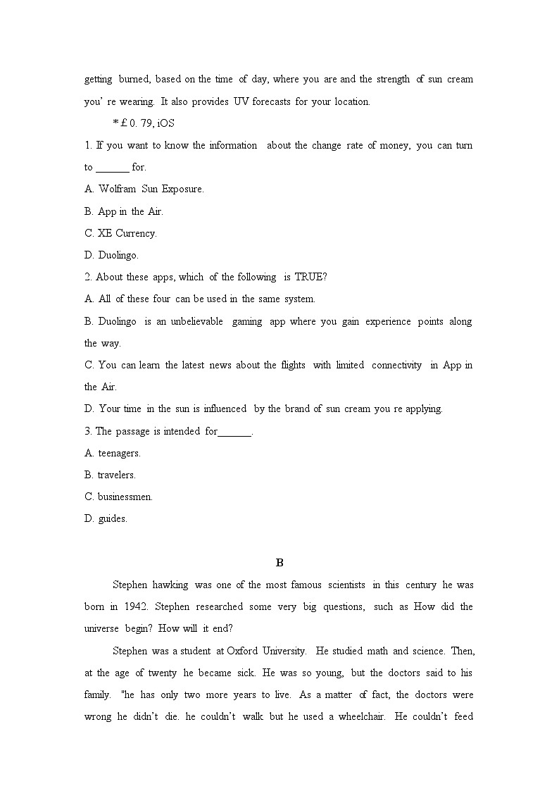 外研选择性必修第四册Unit6_单元测试_第2页