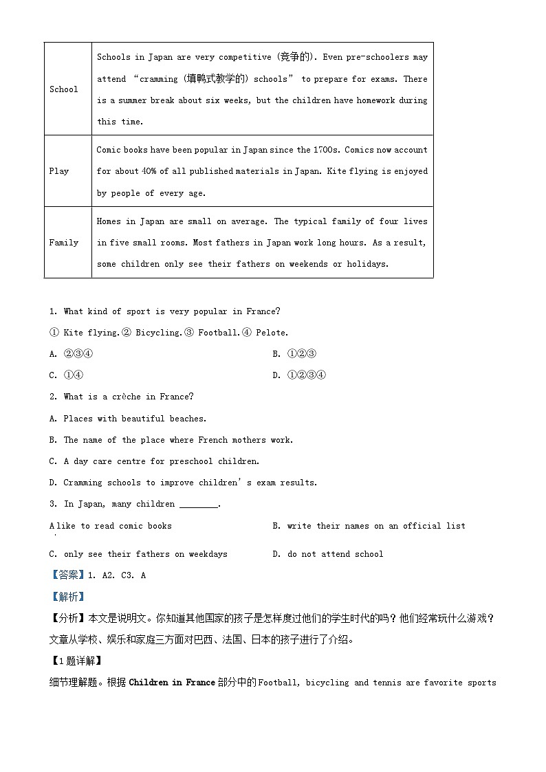 新疆和田地区皮山县2023_2024学年高一英语上学期期中试题含解析第2页