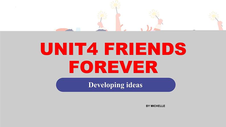 高中英语外研版(2019)必修一同步精品课件Unit4 Developing ideas第1页