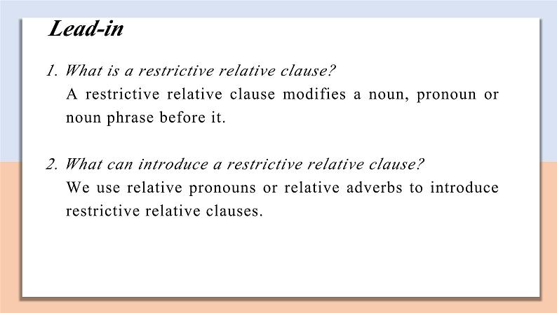 Unit 4 Section Ⅲ Grammar and usage — 高一英语 同步教学课件(牛津译林版2020必修第一册)第2页
