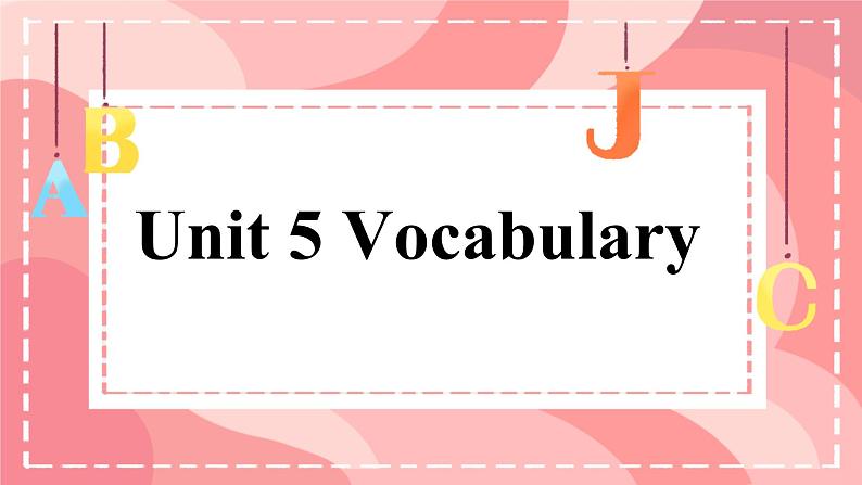 Unit 5 Revealing nature Vocabulary 课件高中英语外研版(2019)选择性必修第一册第1页