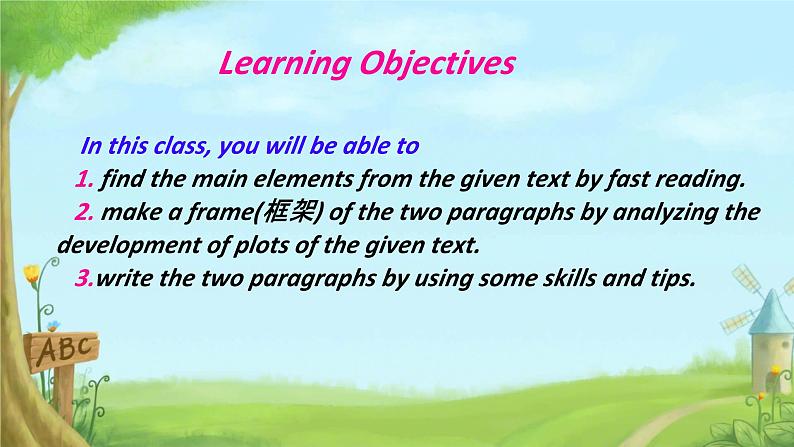 Unit 5 Revealing nature Presentiog Ideas - Writing 课件高中英语外研版(2019)选择性必修第一册第3页