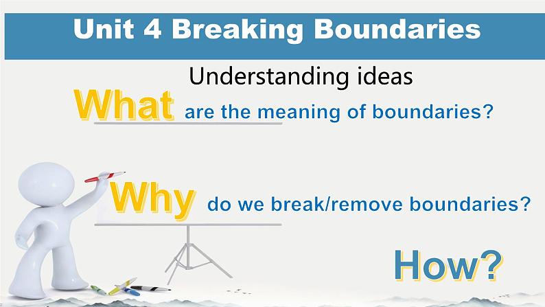 Unit 4 Breaking boundaries Understanding ideas 课件高中英语外研版(2019)选择性必修第二册第1页