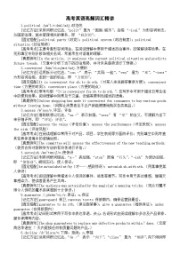 高中英语2025届高考高频词汇精讲系列（记忆方法+固定搭配+高考考点+真题例句）0429（共50个）