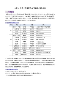 专题01 应用文考情探究+评分标准+写作指导-2025年高考英语写作常考题型全面突破讲义（含答案）