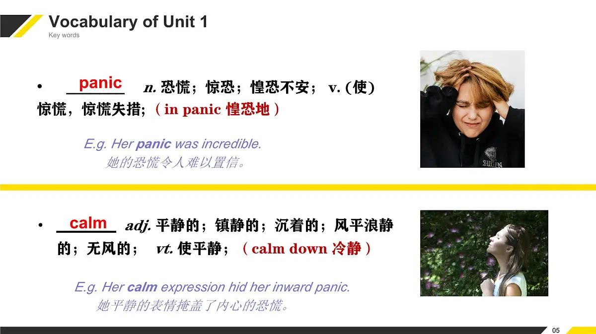 外研版 2019 高中英语必修一 Unit1 A new start 单元复习课件第8页
