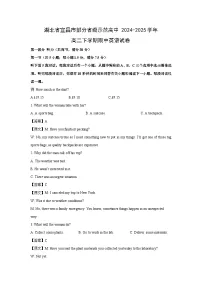 【英语】湖北省宜昌市部分省级示范高中2024-2025学年高二下学期期中试卷（解析版）