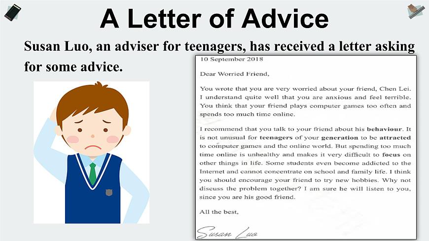 Unit1 Teenage Life Reading for Writing人教版(2019)必修第一冊第5頁