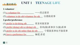 人教版必修一單元鞏固默寫練高一英語Unit1課件
