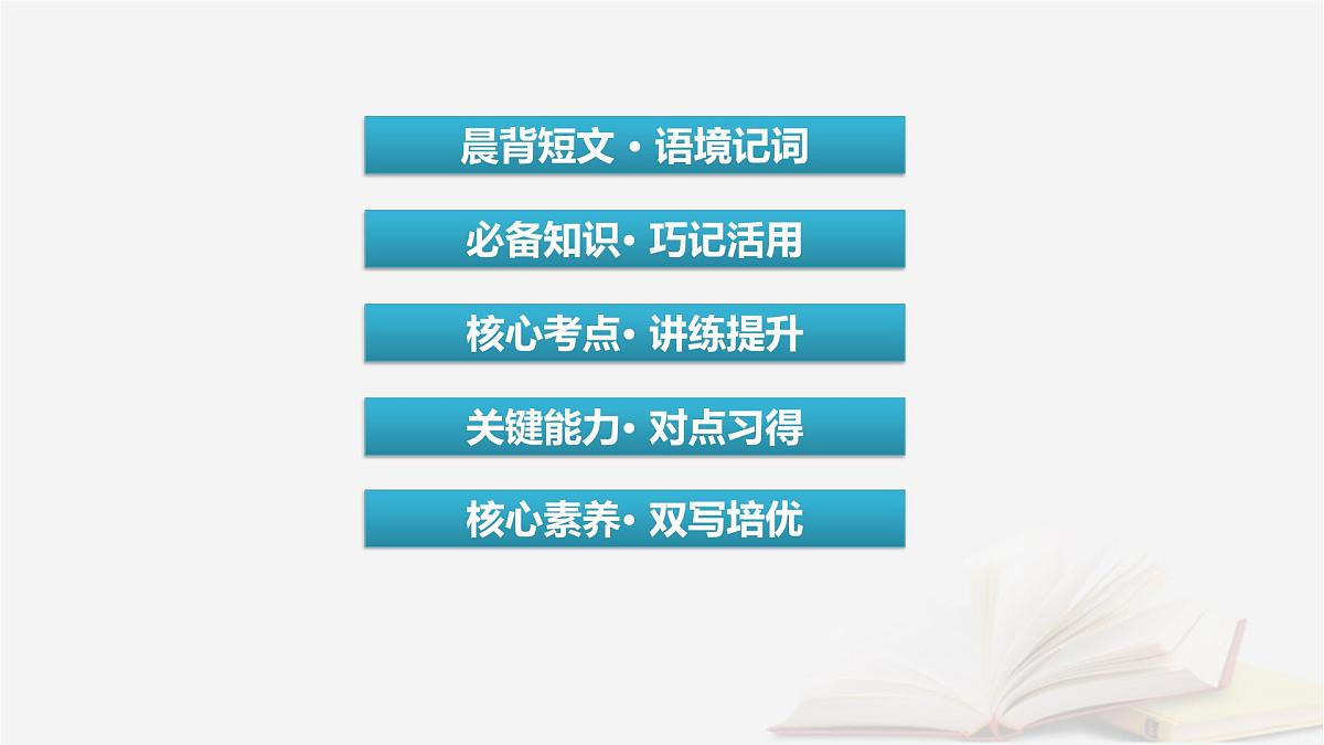 2026届高考英语一轮总复习必修第一册Unit6Atonewithnature课件外研版第3页