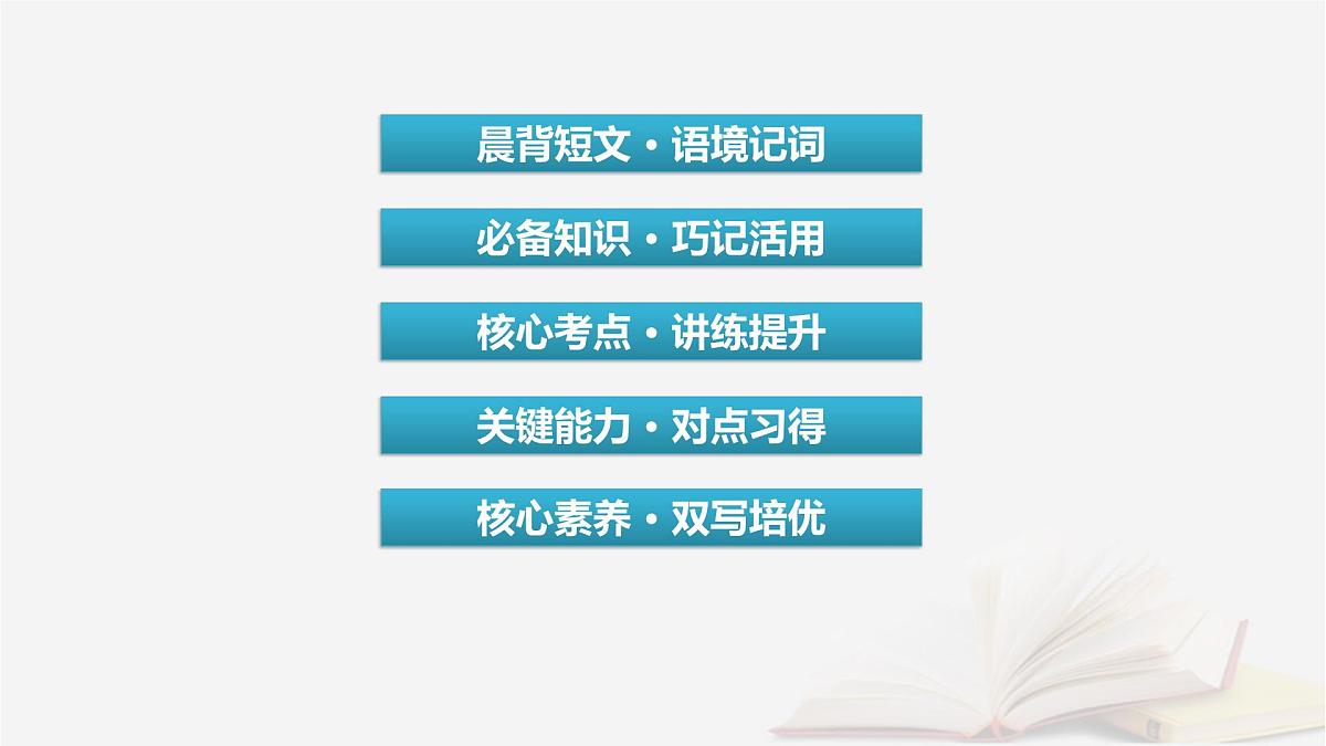 2026届高考英语一轮总复习选择性必修第一册Unit5Revealingnature课件外研版第3页